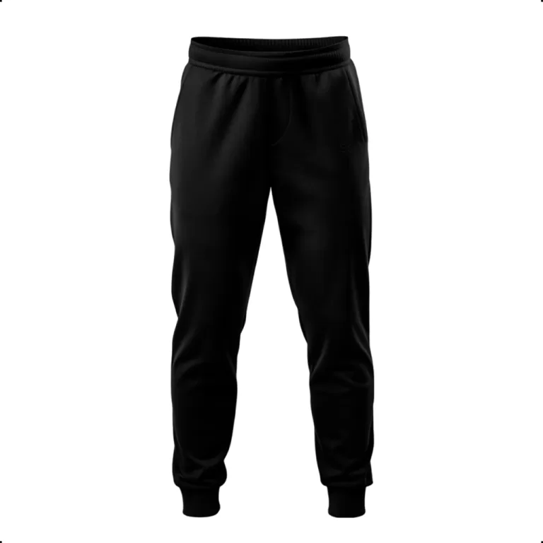 Calças de Frio Unissex Bordada Moletom Básico SK