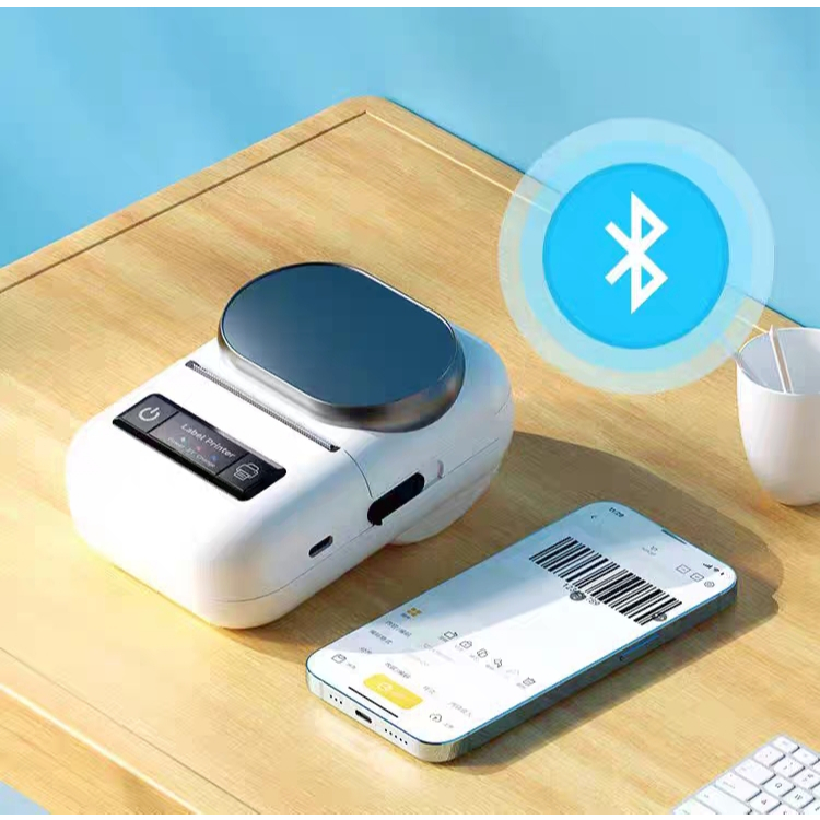 Mini Impressora De Etiquetas Bluetooth Para Celula