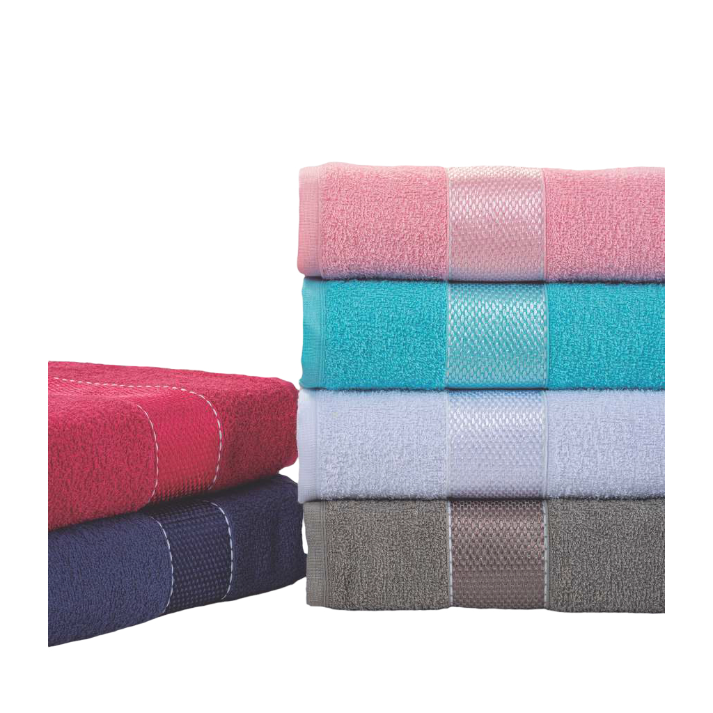 Kit 4pçs Toalhas de Rosto Kenia Ótima Absorção 45x60cm 100%Algodão Cores Sortidas Preço de Fábrica