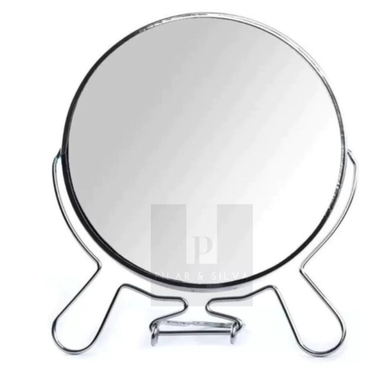 Espelho de Mesa Dupla Face com aumento Ideal para 