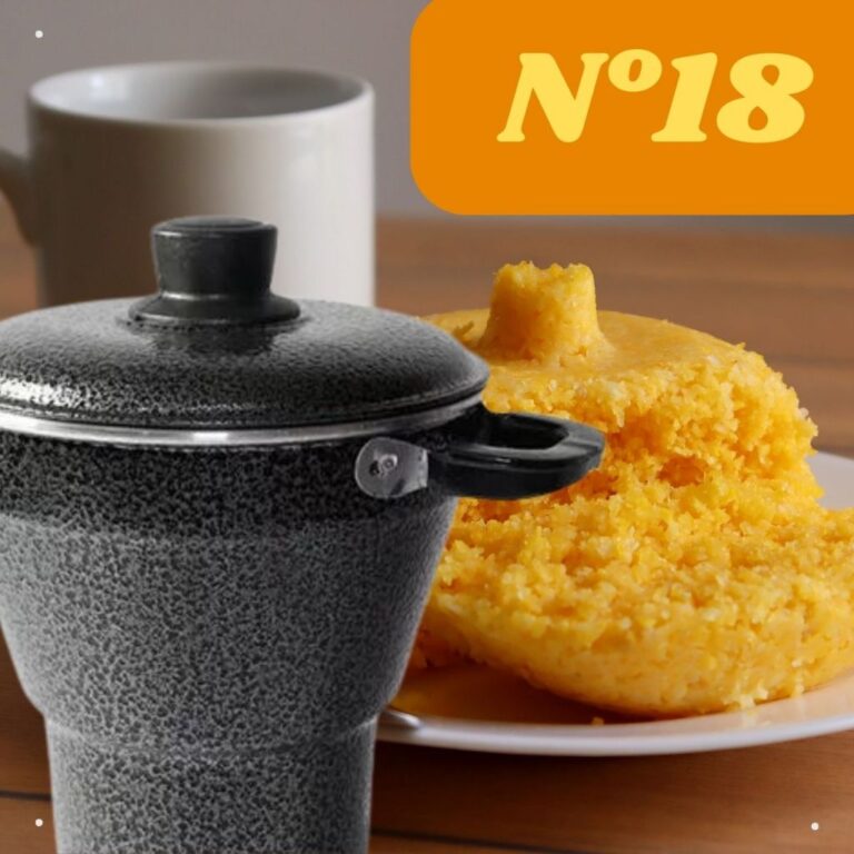 Cuscuzeiro De Alumínio N18 GRANDE Panela Cuscuzei