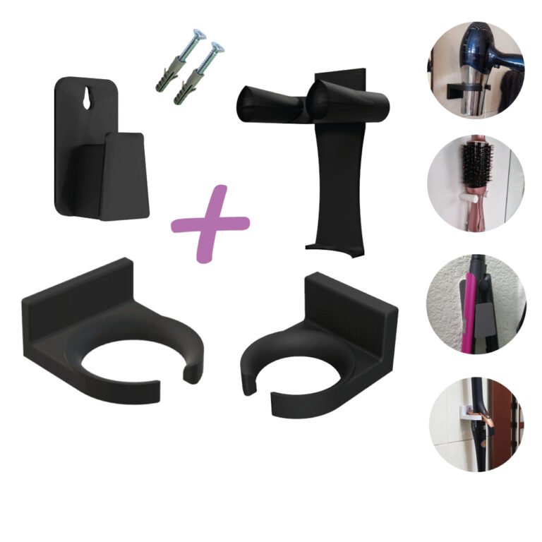 Kit Suporte Para Escova Secadora + Secador + Chapi