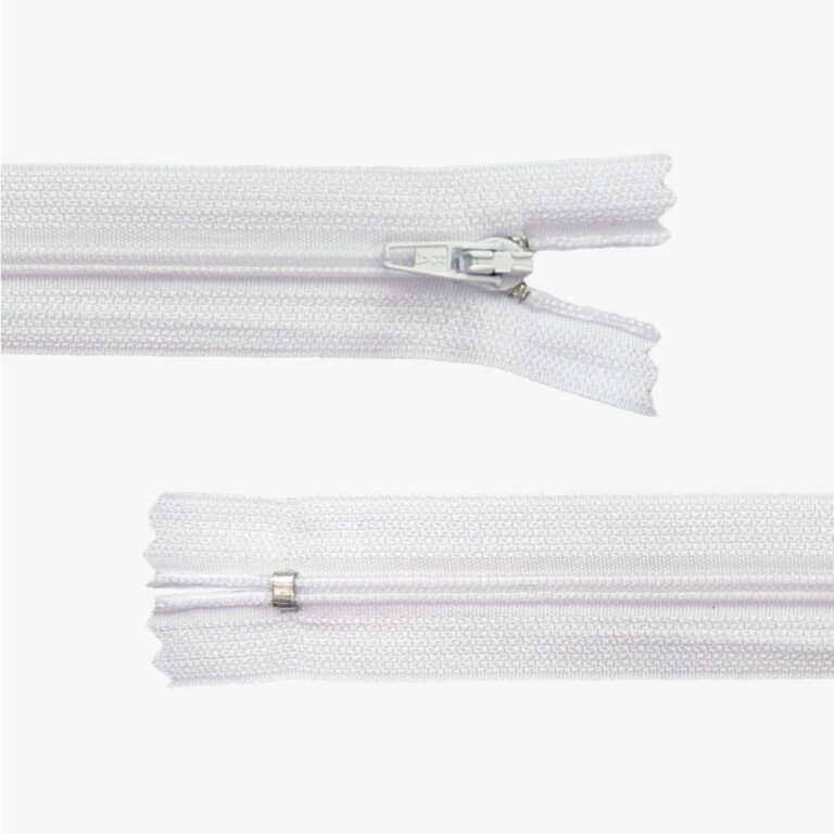 Zíper Nylon – 18 CM – Branco – 