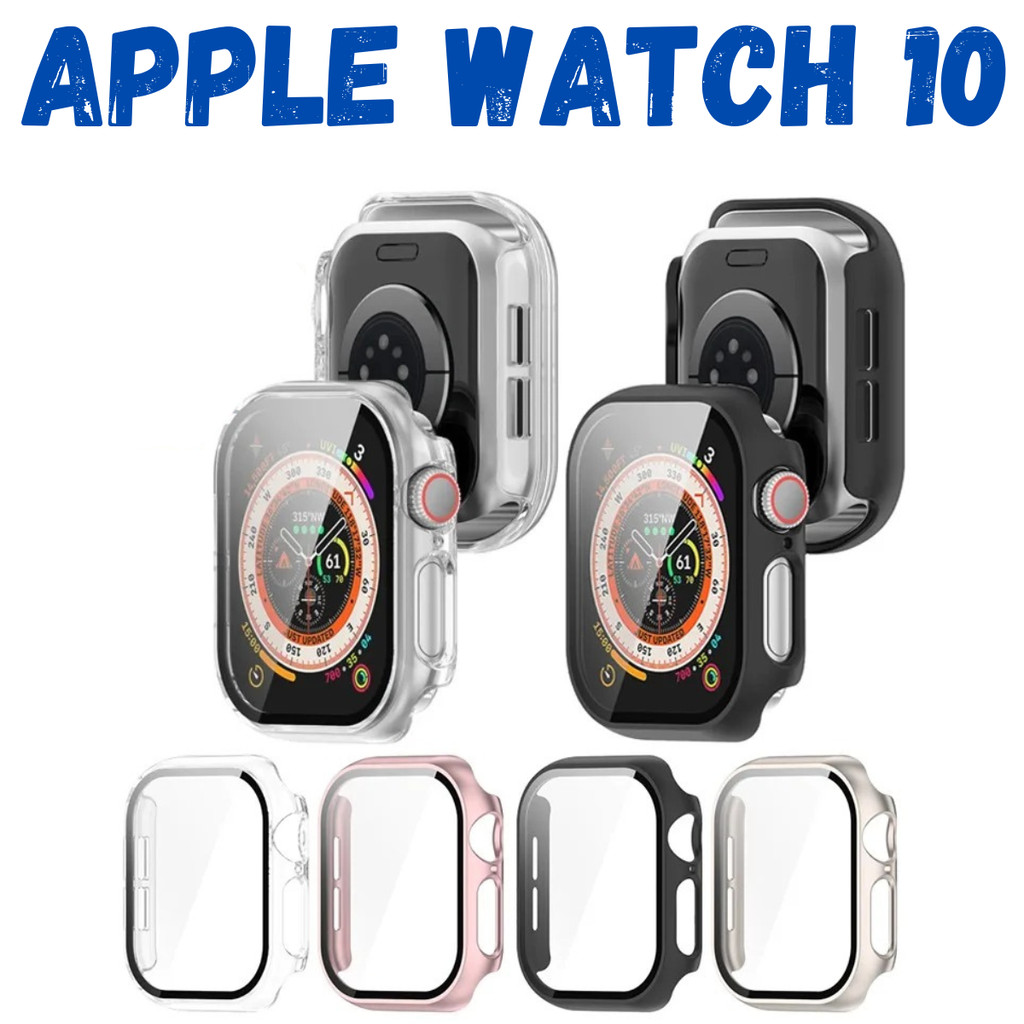Capa Case Com Película para Apple Watch Series 11 10 46mm 42mm Capinha Bumper