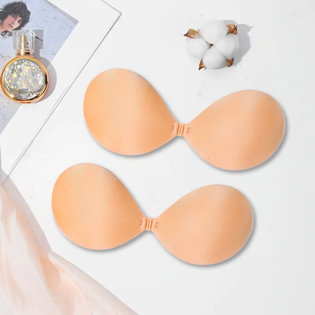 Kit 2 Sutiã Push Up Adesivo Sem Alça Auto Colante Reuso