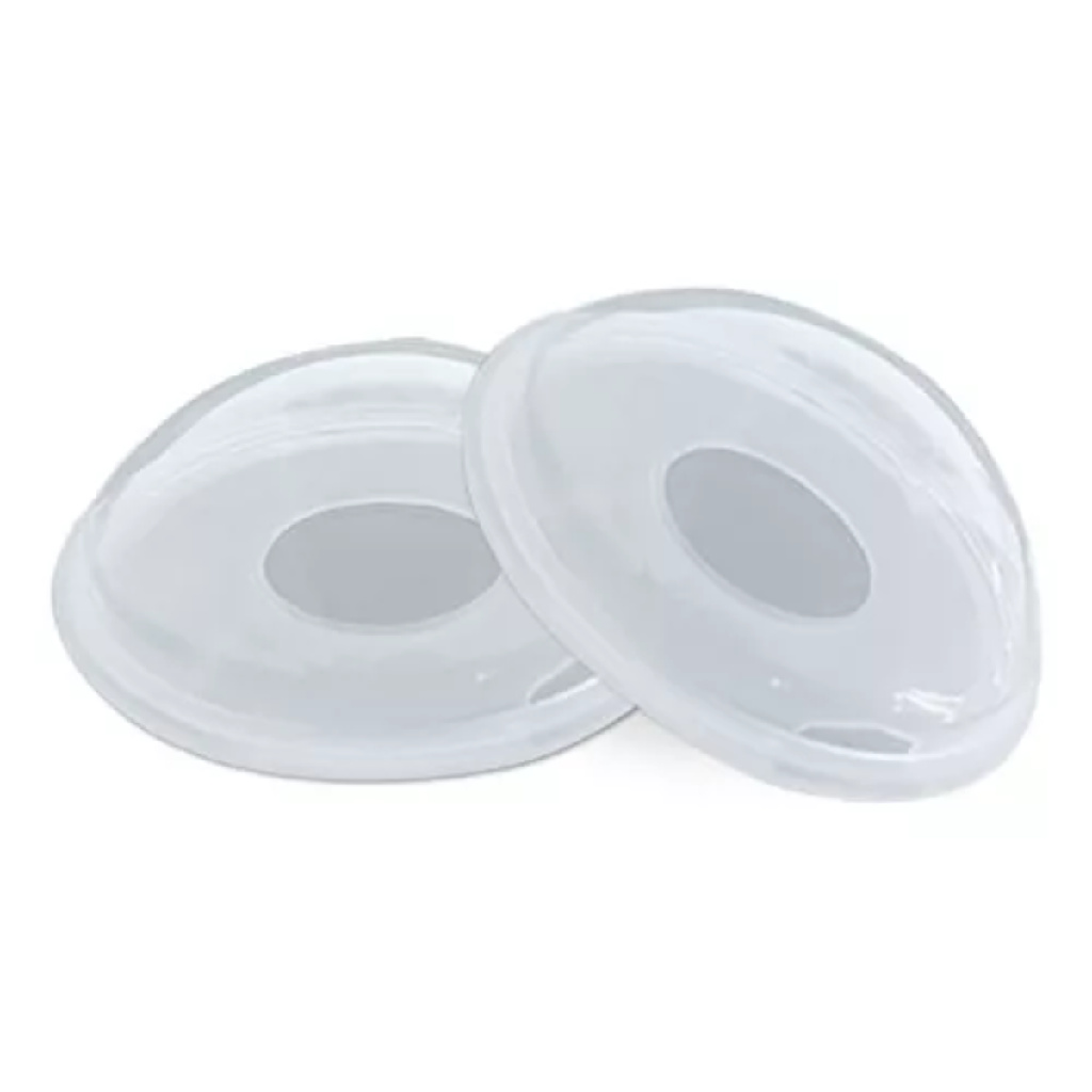 Kit 2 Conchas Silicone para Amamentacao Protege Seios Coleta Leite Reutilizavel