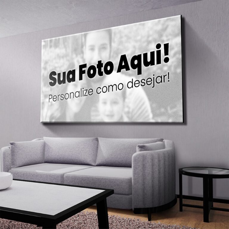 Quadro Decorativo Personalizado Com Sua Foto Mosai