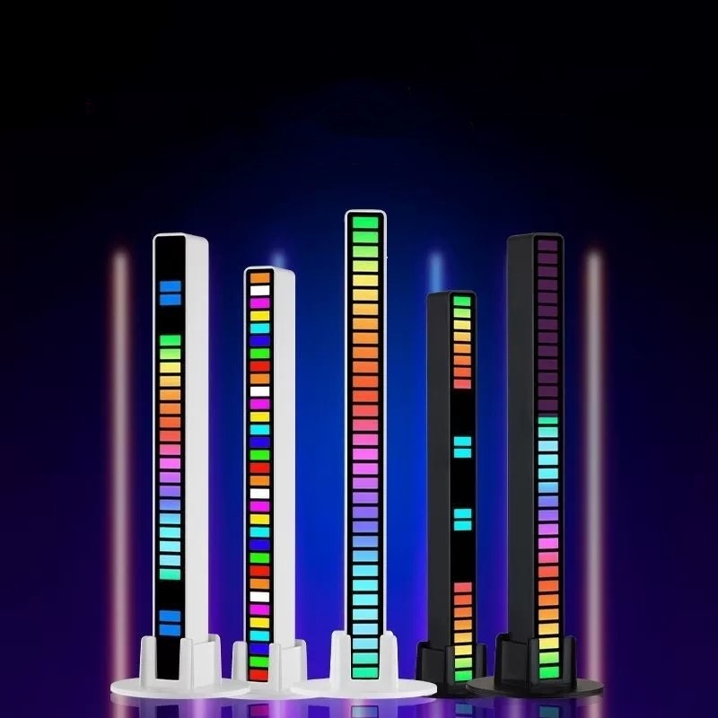 Barra LED RGB com Controle por Voz – Sincronizada com Música para PC/TV/Carro  -C9