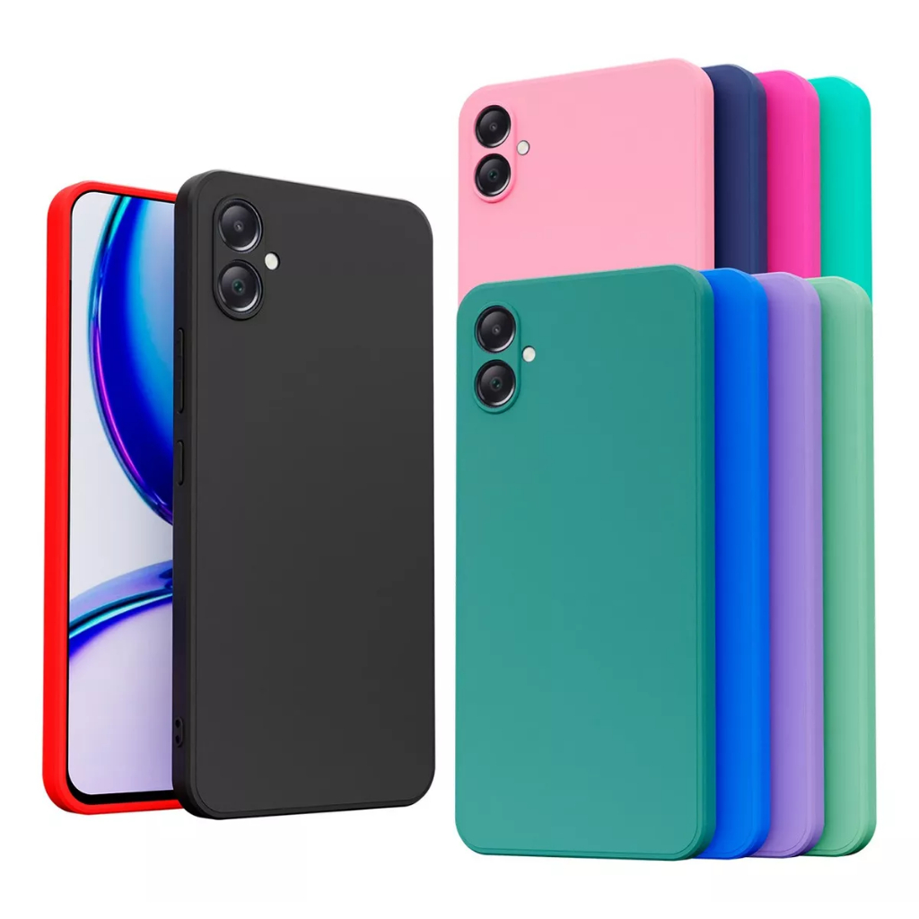 Capa Capinha Aveludada Anti Impacto + Película 3D Para Samsung A06 4G / A06 5G