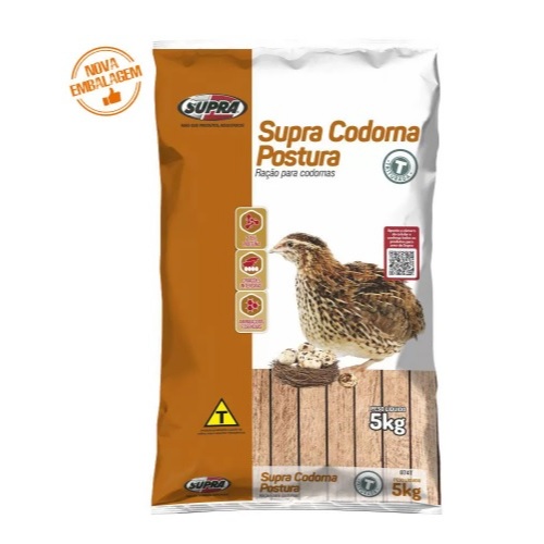 Supra Cordorna Postura – Ração para Codorn