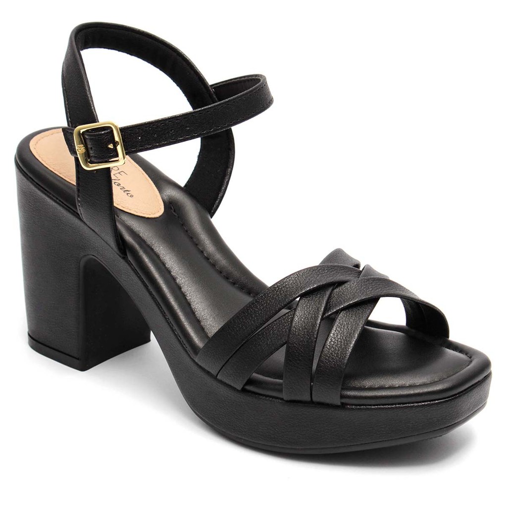 Sandália Ortopédica Modare Ultraconforto Feminina Salto Alto