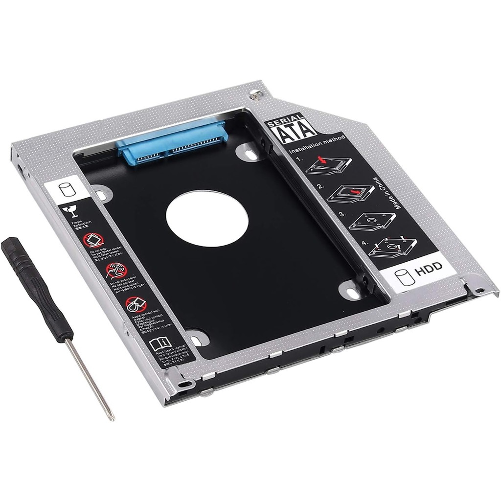 Caddy para Hd Ssd Notebook Dvd 12,7mm  12,7mm