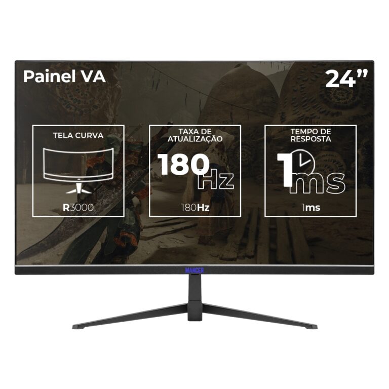 Monitor Gamer Mancer Valak ZX180, 24 Pol, VA, FHD,