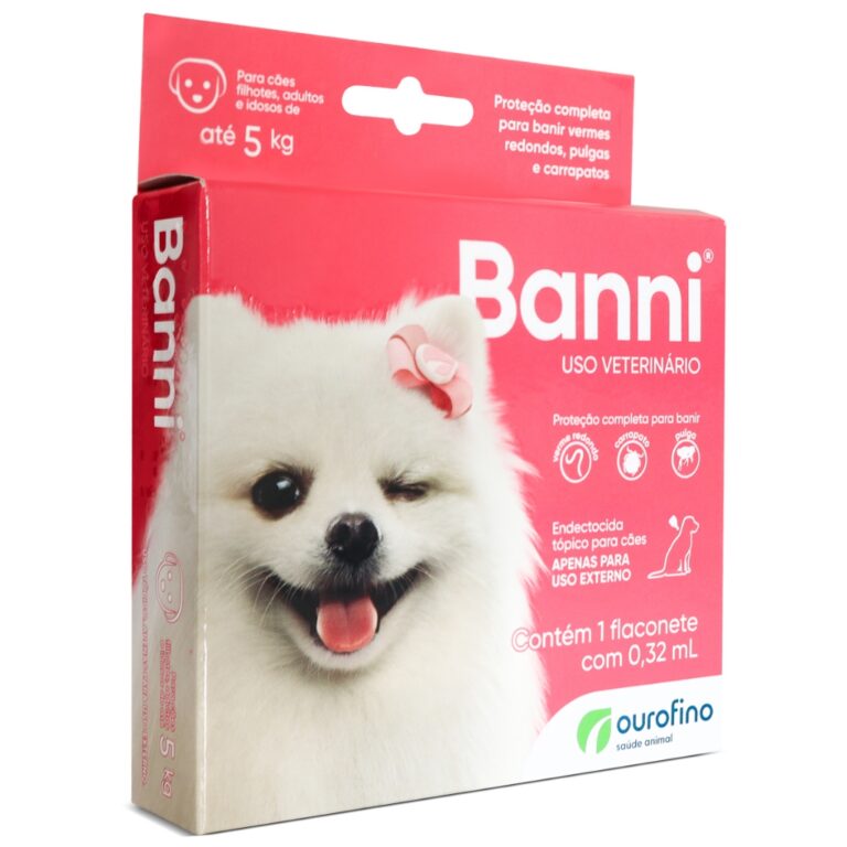 Antipulgas Vermifugo Banni Cães de 5kg a 60kg Our