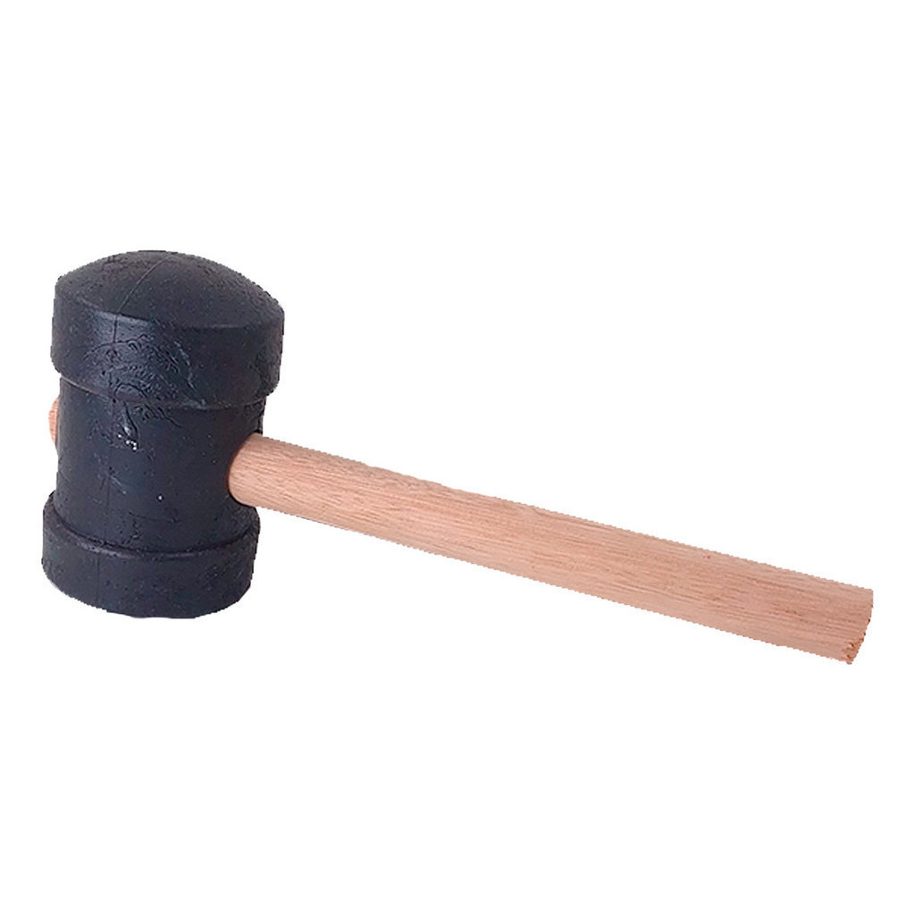 Martelo De Borracha 900g 80mm Para Assentar Piso Porcelanato Borracharia Montar Pneu