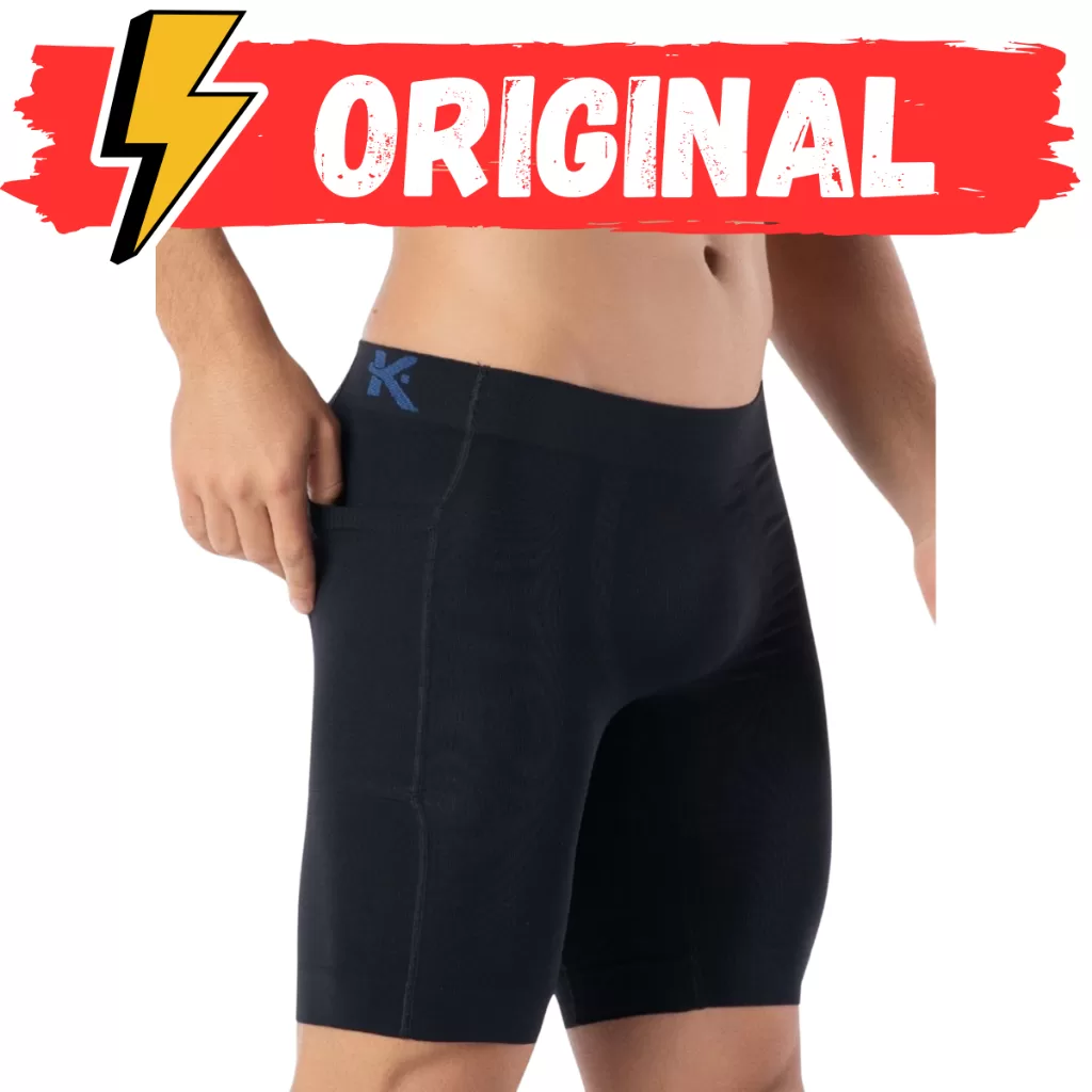 Bermuda Térmica Masculina Com Bolso Keeper Anti Assadura Short Calção Térmico Masculino Segunda Pele