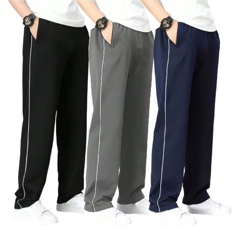 Kit de Calças Masculina Tactel Lisa