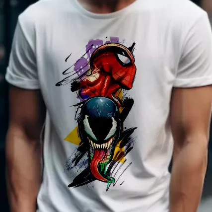 Camiseta Venom é Homem aranha, Vingador, spider