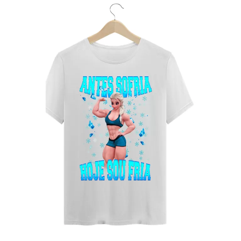 Camiseta Feminina Academia | Antes sofria hoje sou