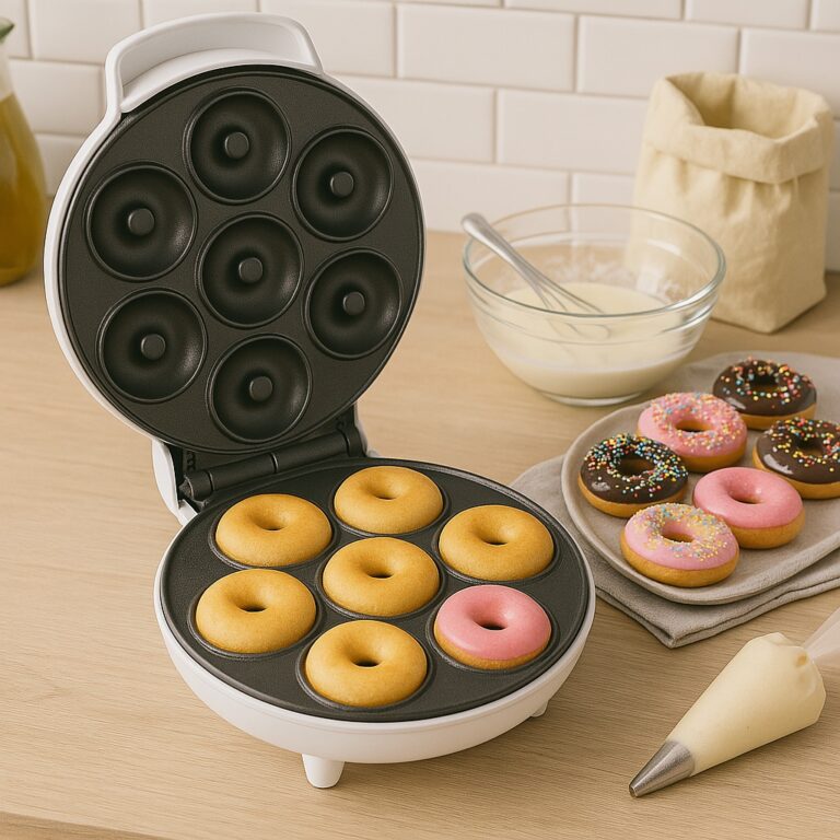 Máquina de Donuts Elétrica 110V Antiaderente 120