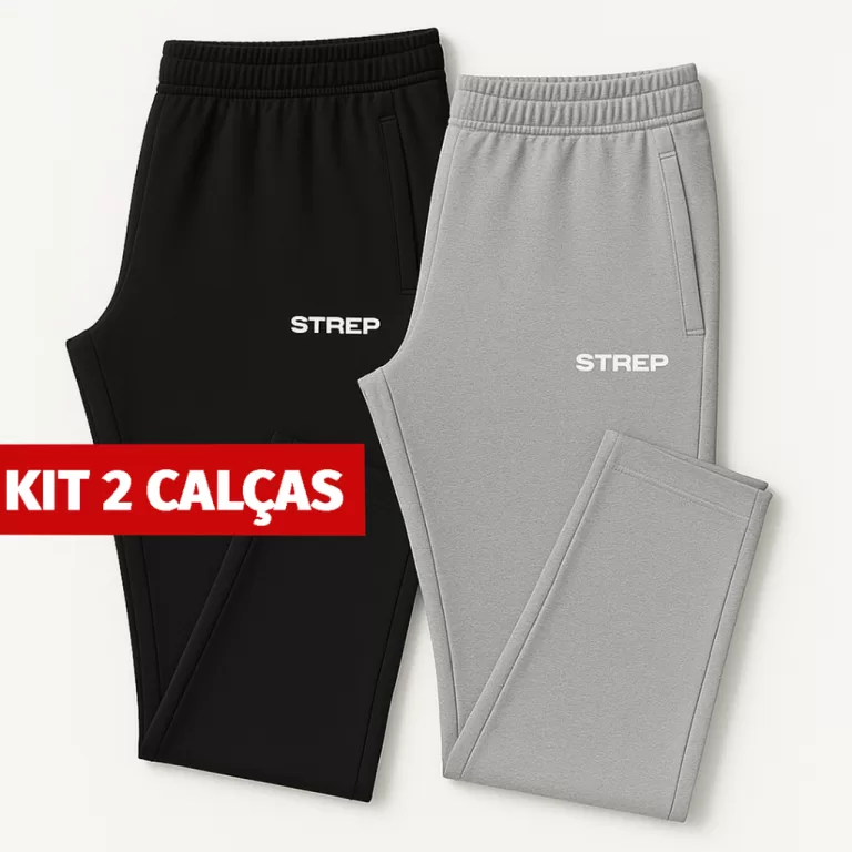 Kit 2 Calça Masculina Dry Fit Com Elastano Esport