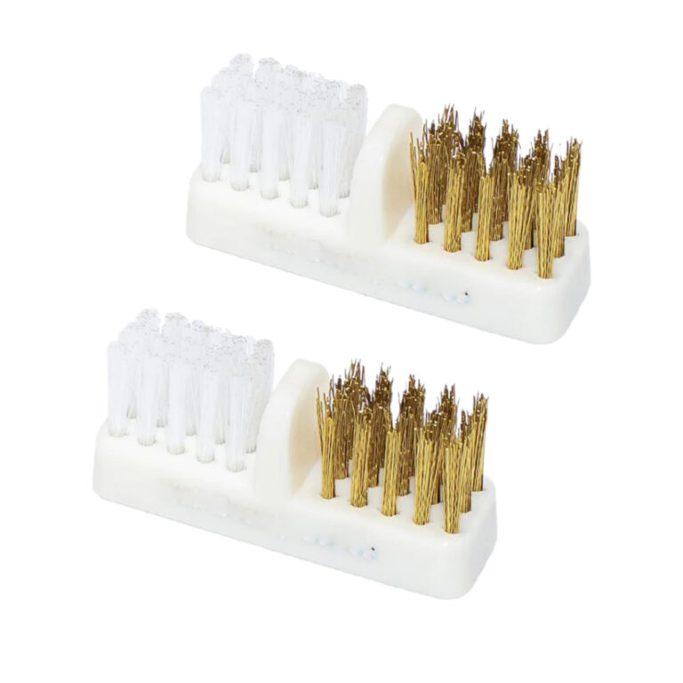 2 Escovinhas Aço Limpeza Broca E Pincéis