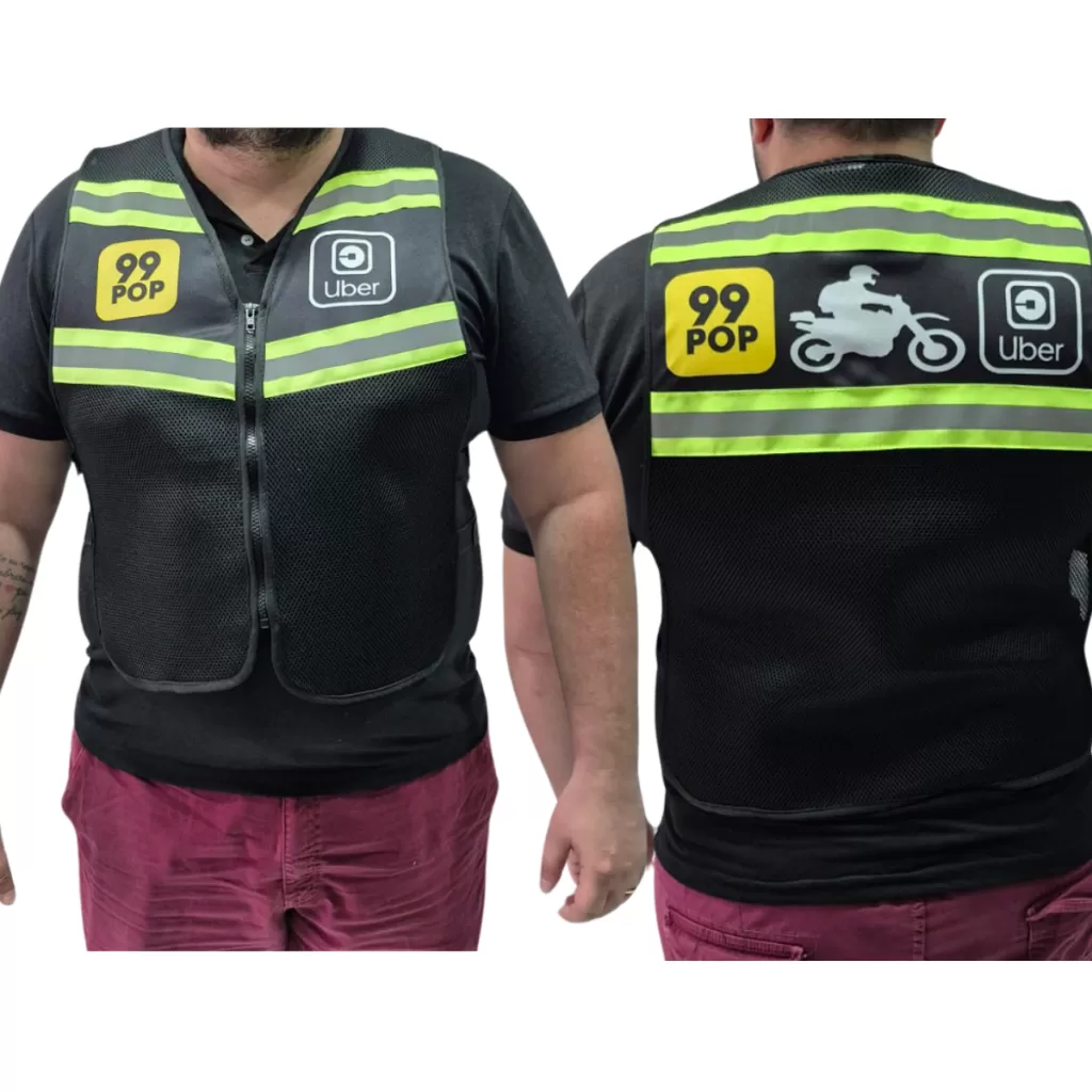 Colete de Aplicativo faixa refletiva