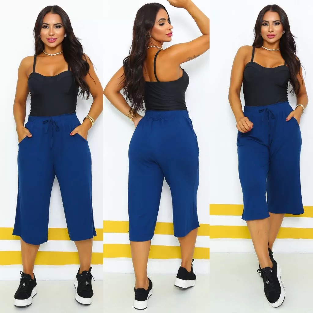 CALÇA PANTACURT TAMANHO ÚNICO G e GG TECIDO VISCOLYCRA.