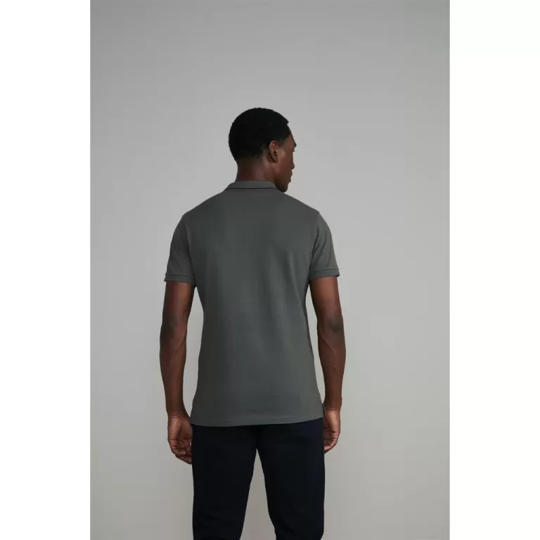 Camisa Polo Piquet Slim Fit – Verde Escuro
