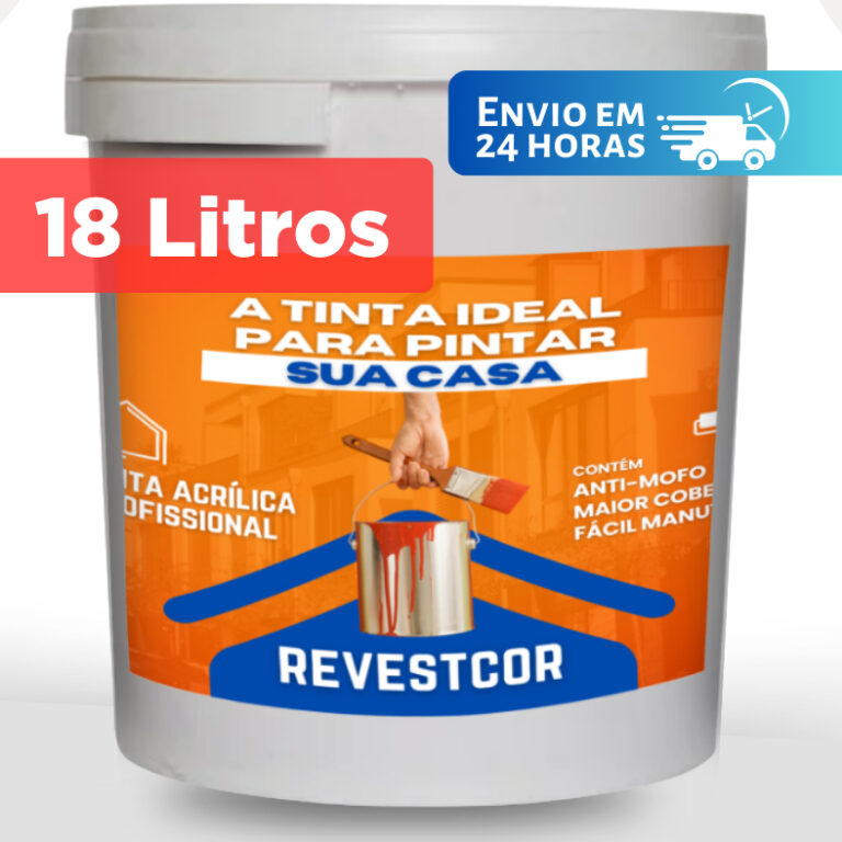 Tinta Parede Acrílica 18L Fosca Antimofo Interior