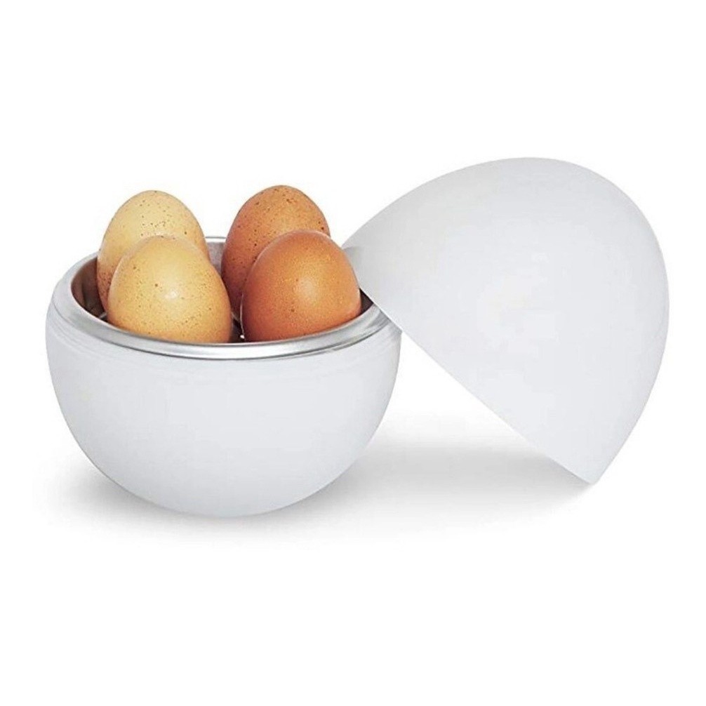 Pote Cozinhar Ovo Vapor Microondas 4 Ovos Cozido Egg Cook