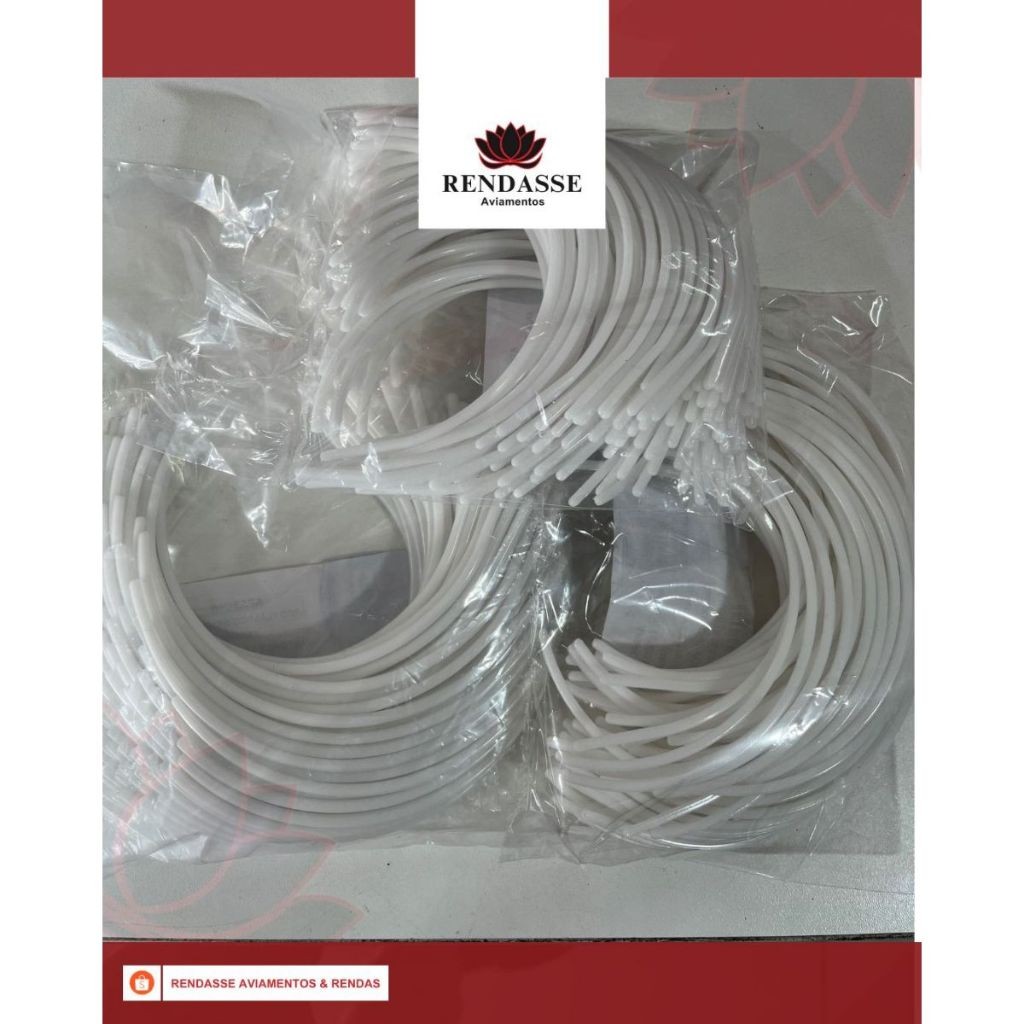 Pacote 10 Pares Arco Para Sutiã Universal  Plástico Confecção Aviamento Flexivel Confortavel  Intima