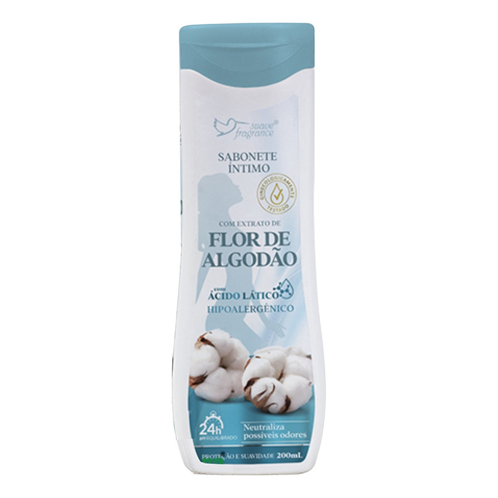 Sabonete Íntimo Flor De Algodão Suave Fragrance Cosmeticos