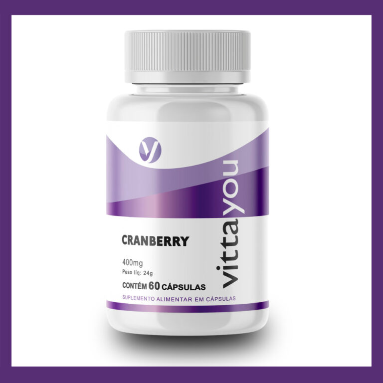 Cranberry 400mg  Cápsulas de Alta Qualidade para 