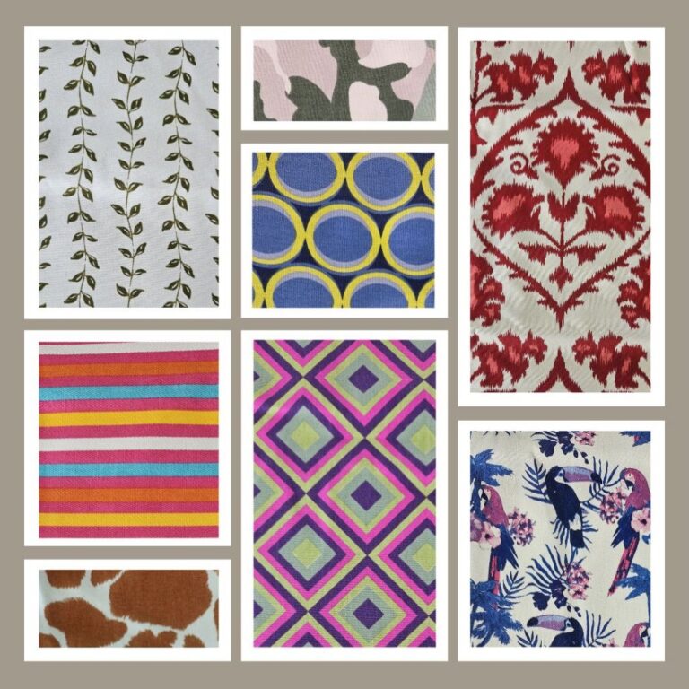 Tecido Brim Estampado 3kg Sortido  Roupas, Costura