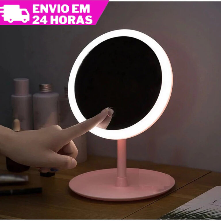 Espelho Para Maquiagem Mesa Inteligente Com Luz De