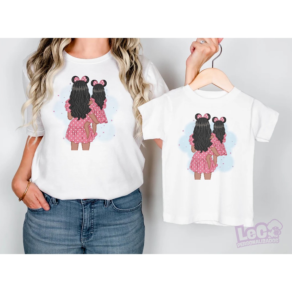 CAMISETA TAL MÃE, TAL FILHA – CAMISETA MÃE E FILHA – CAMISETA PERSONALIZADA EXCLUSIVA