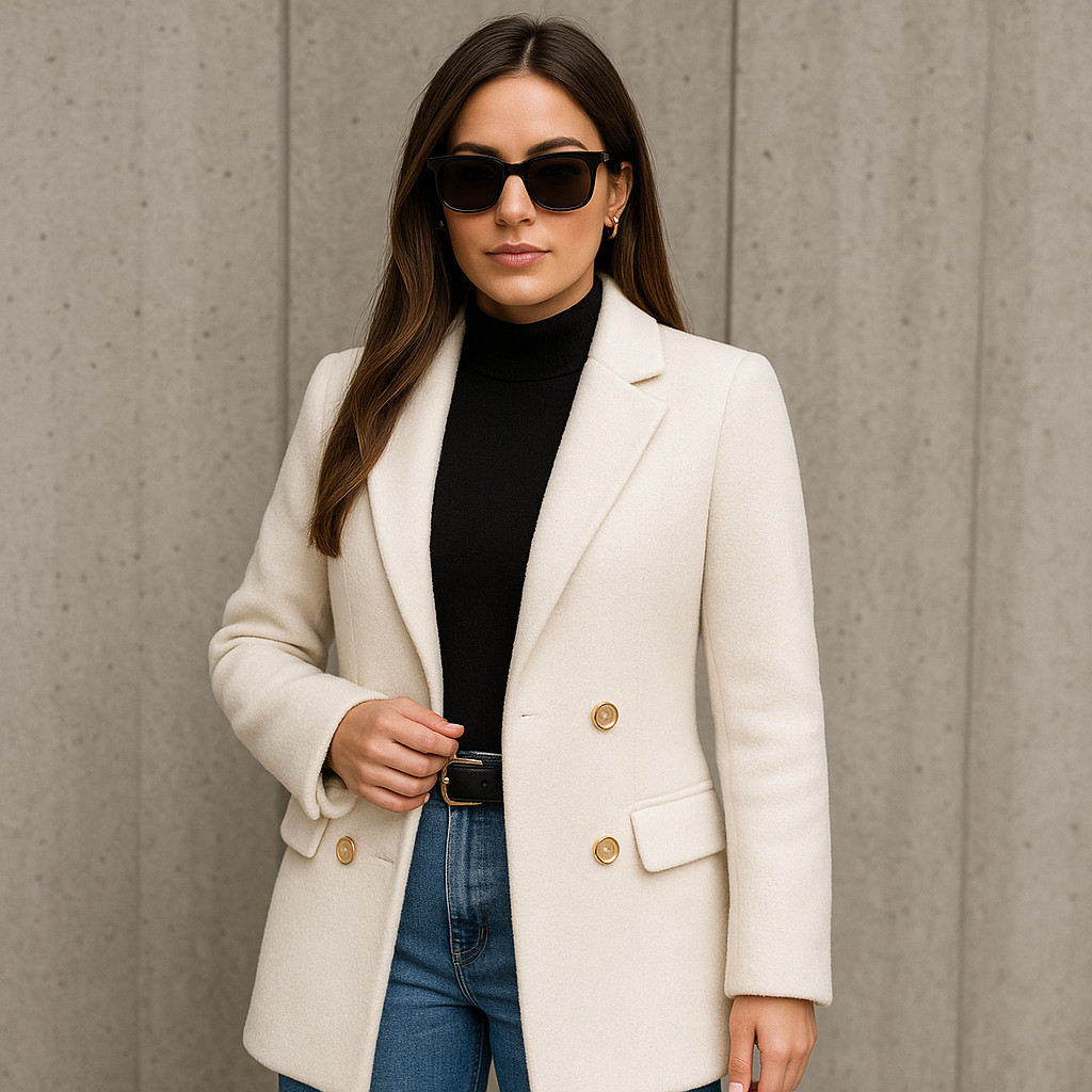 Sobretudo Jaqueta Blazer Feminino La Batida Quente Inverno