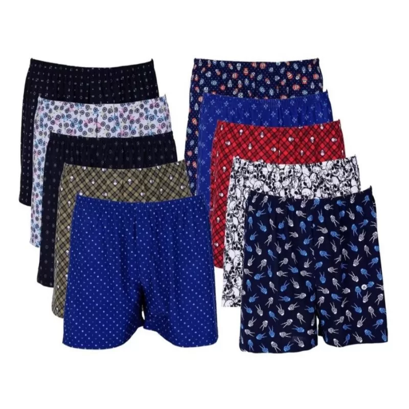 Samba Canção De Liganet Cueca Short Malha Fria Pijama Barato Masculino