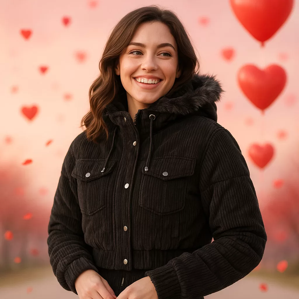 Jaqueta Teddy Feminino Casaco De Frio Forrado Puff Peluciada