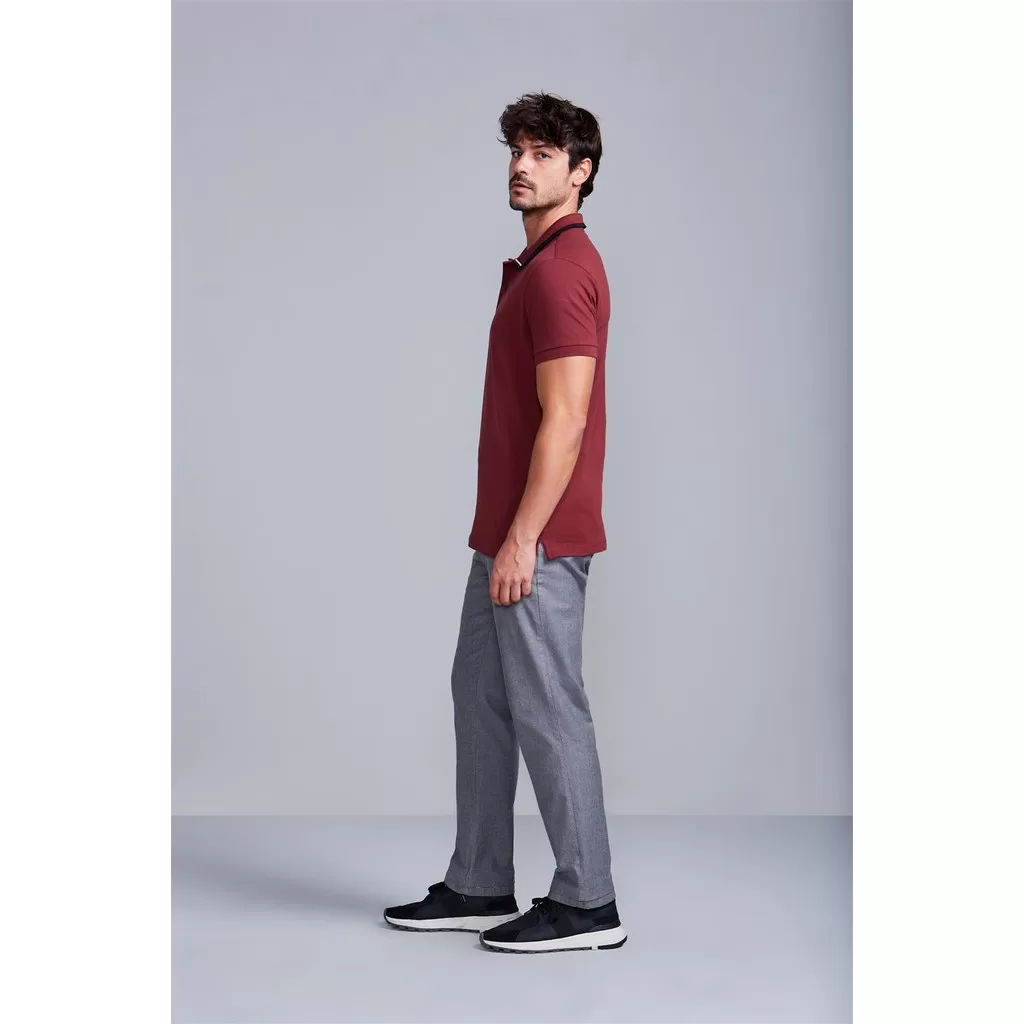 Camisa Polo Piquet Slim Fit – Marrom Capuccino