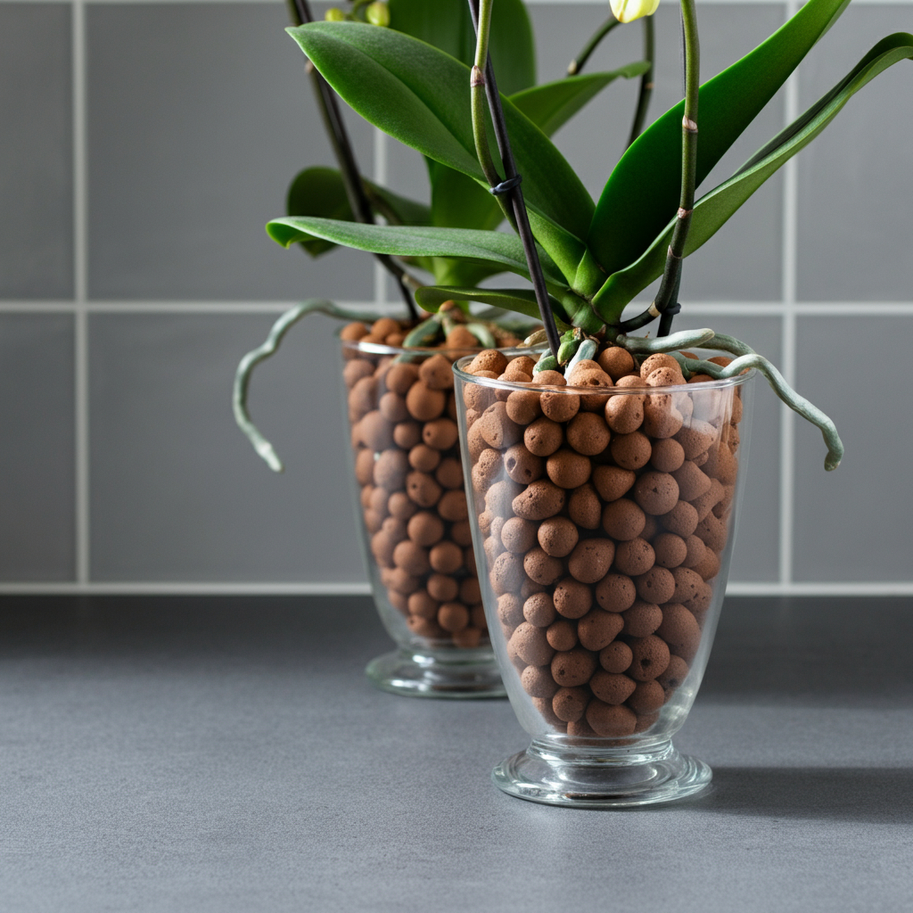 Argila Expandida Pedras Para Vasos De Plantas Drenagem 3222 e Decoração Jardim Externo