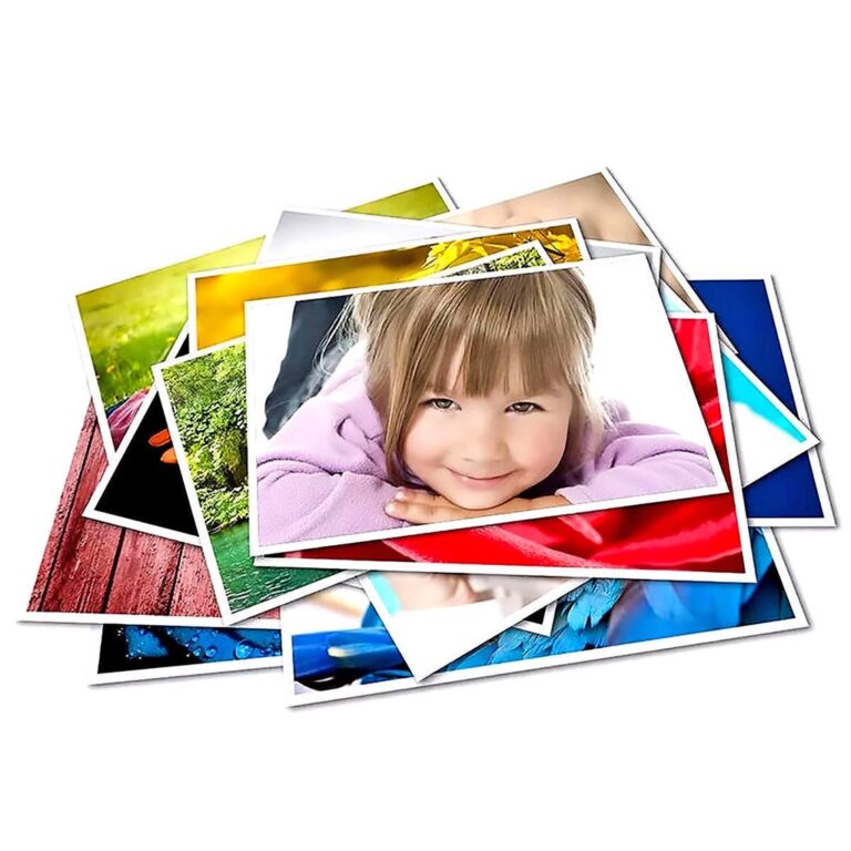 Papel Glossy Fotográfico 230g A4 Branco Brilhante
