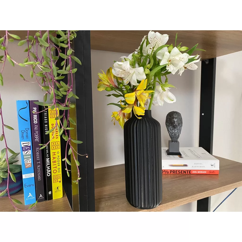 Vaso Para Flores Decorativo Sala Luxo