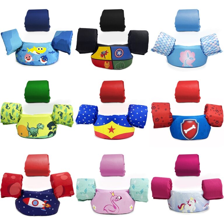 Boia Colete Salva-vidas Infantil Com Boia Auxiliar