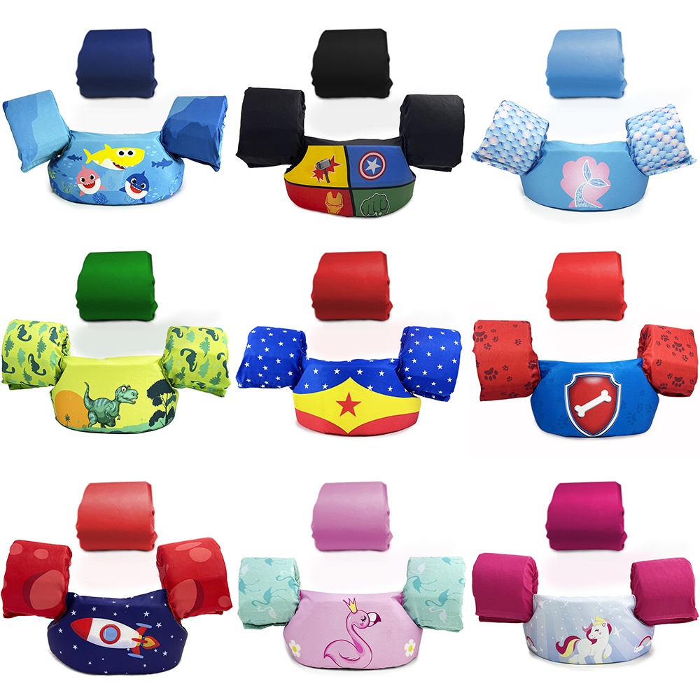 Boia Colete Salva-vidas Infantil Com Boia Auxiliar