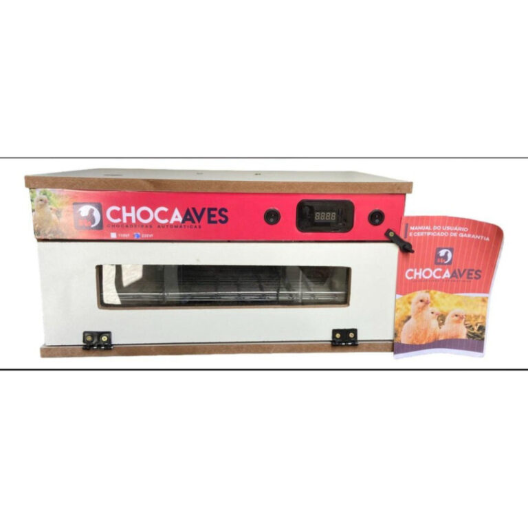 Chocadeiras 60 Ovos 100% automática com Ovoscópi