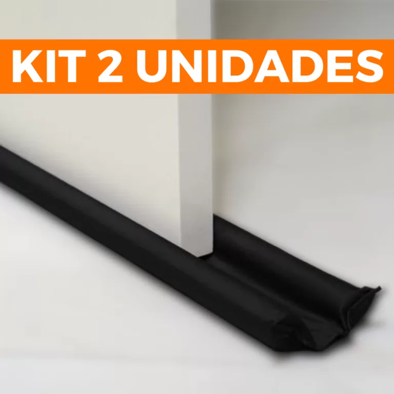 2 Veda Porta de 60 até 1 Metro Rolinho Protetor d