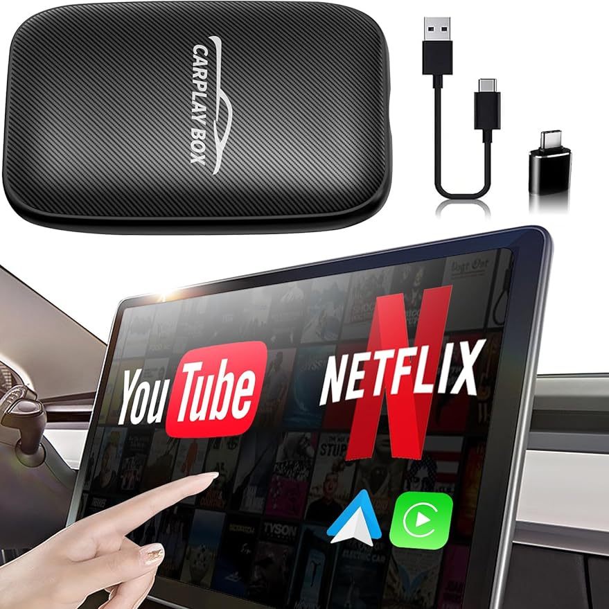 Carplay Sem Fio E Adaptador Automático Android Construído Netflix YouTube Cartão Support TF  Card Pl