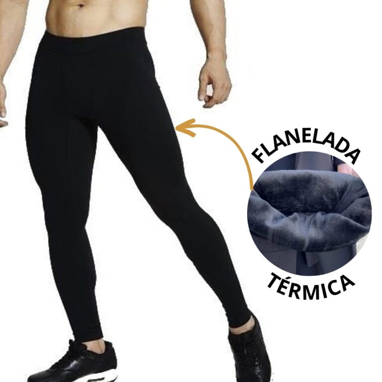 Meia Calça Térmica Masculina Forro Flanelado Pel